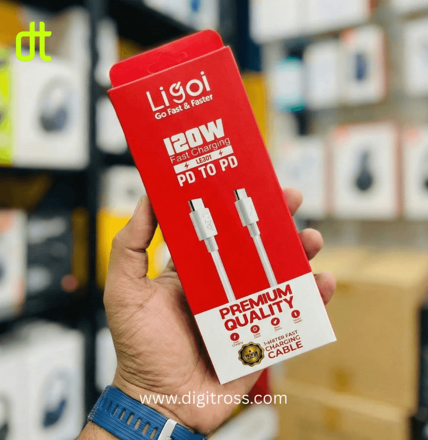 Ligoi 120W PD Type-C to Type-C Cable